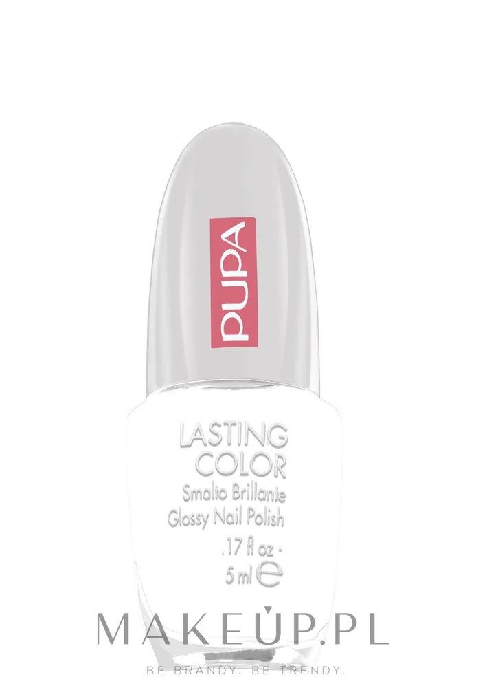 Pupa Lasting Color лак для ногтей глянцевый плотный пигмент тонкая кисть маникюр 5 мл, оттенок 100 - Bezbarwny