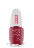 Pupa Lasting Color лак для ногтей глянцевый плотный пигмент тонкая кисть маникюр 5 мл, оттенок 604 - Dark Red — фото 1
