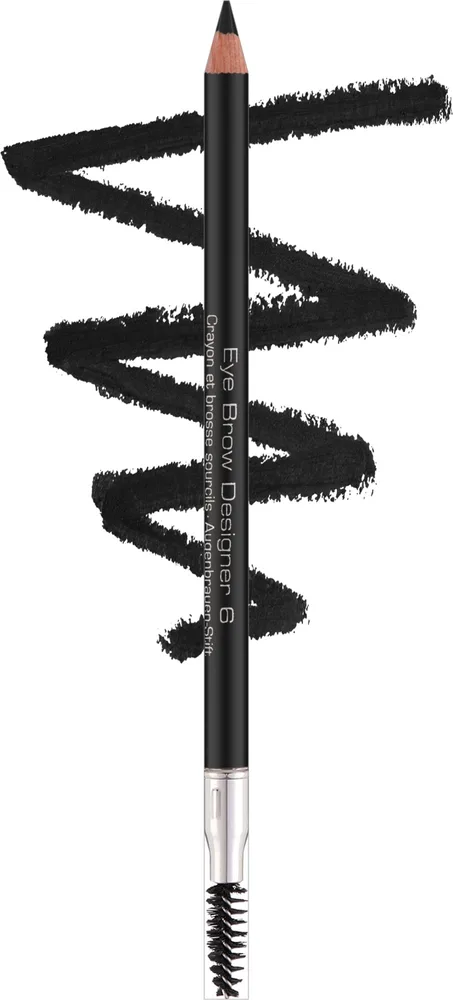 Карандаш для бровей Artdeco Eye Brow Designer со щёточкой, оттенок 1A - soft black