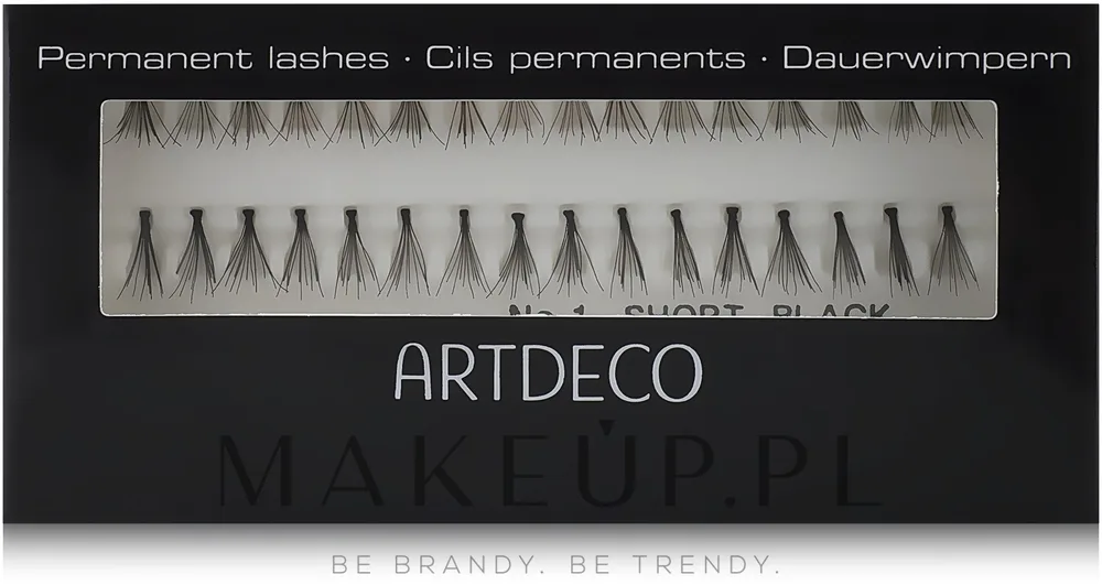 Artdeco Permanent Individual Lashes накладные ресницы пучками для наращивания эффекта кошачий глаз, оттенок 02