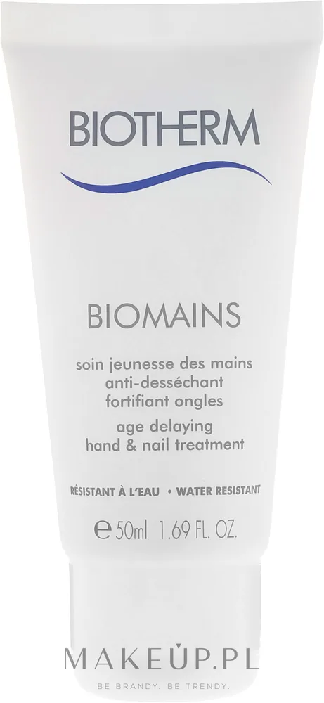 Крем для рук и ногтей Biotherm Biomains с термальным планктоном и пантенолом 50 мл