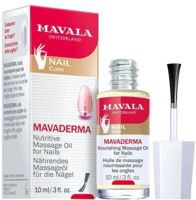Mavala Mavaderma масло для ногтей и кутикулы питательное для роста ногтей массажное средство уход за ногтевой пластиной 10 мл