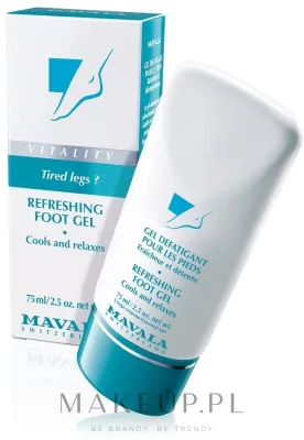 Mavala Refreshing Foot Gel гель для ног освежающий 75 мл, охлаждающий гель от усталости и тяжести в ногах