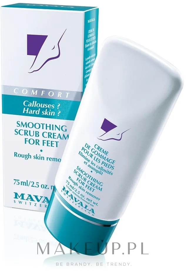 Mavala Smoothing Scrub Cream крем-скраб для стоп разглаживающий отшелушивающий против огрубевшей кожи 75 мл