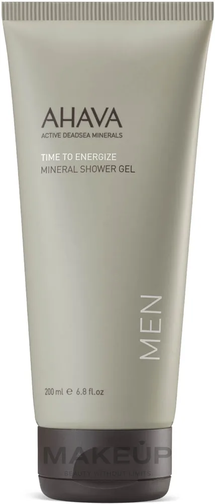 Гель для душа Ahava Men Mineral мужской, с минералами Мёртвого моря, 200 мл