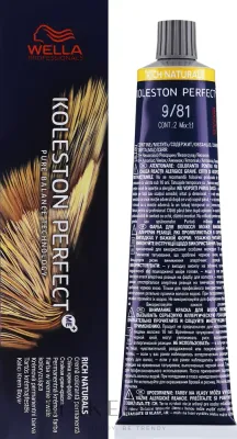 Wella Professionals Koleston Perfect Rich Naturals краска для волос стойкая профессиональная перманентная, натуральные оттенки, 60 мл