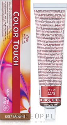 Wella Professionals Color Touch Deep Browns краска для волос безаммиачная 60 мл, полуперманентный краситель тон в тон, тонирование