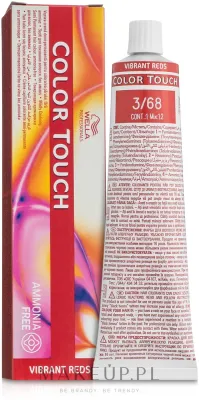 Wella Professionals Color Touch Vibrant Reds краска для волос тонирующая полустойкая красные оттенки без осветления 60 мл