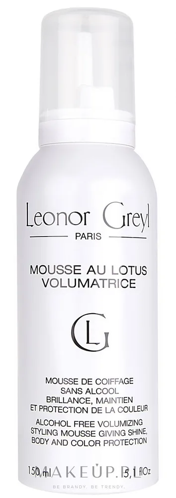 Leonor Greyl Mousse au Lotus Volumatrice мусс для волос для объёма 150 мл, пенка для укладки с лотосом и растительными экстрактами, для тонких волос