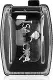IsaDora Pencil Sharpener Slim точилка для косметических карандашей узкая с контейнером для стружки и щёточкой прозрачный корпус — фото 1