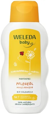 Масло для тела детское Weleda Calendula с календулой и кунжутным маслом без запаха 200 мл
