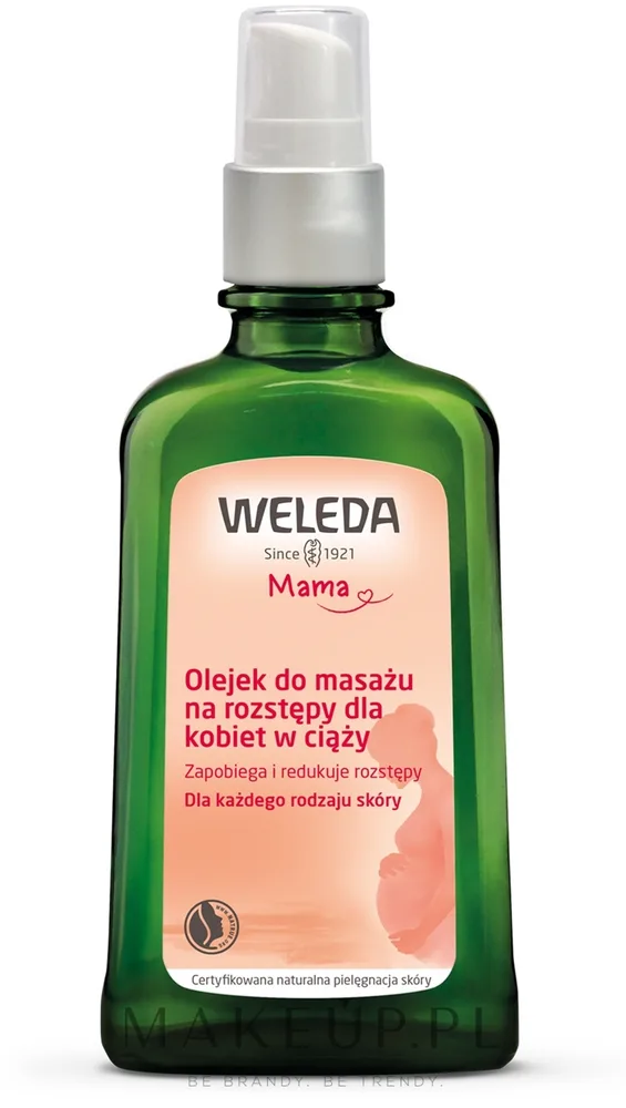 Масло для тела от растяжек Weleda Stretch Mark Massage Oil с миндалём и маслом зародышей пшеницы 100 мл