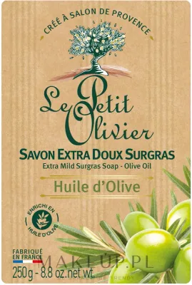 Косметическое мыло Le Petit Olivier Extra Mild с экстрактом оливы для всех типов кожи, 250 г