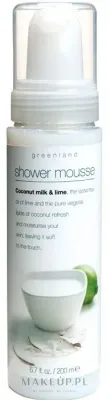 Мусс для душа Greenland Milky Shower Mousse с кокосовым молоком и лаймом, 200 мл