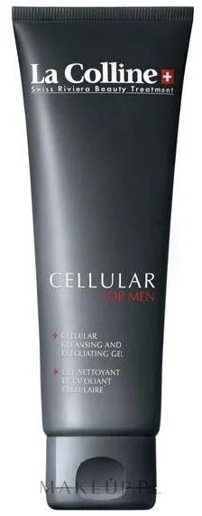 Очищающий отшелушивающий гель для лица La Colline Cellular For Men с кварцем для мужчин 125 мл