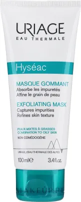 Отшелушивающая маска для комбинированной и жирной кожи Uriage Hyséac Exfoliating Mask, 100 мл