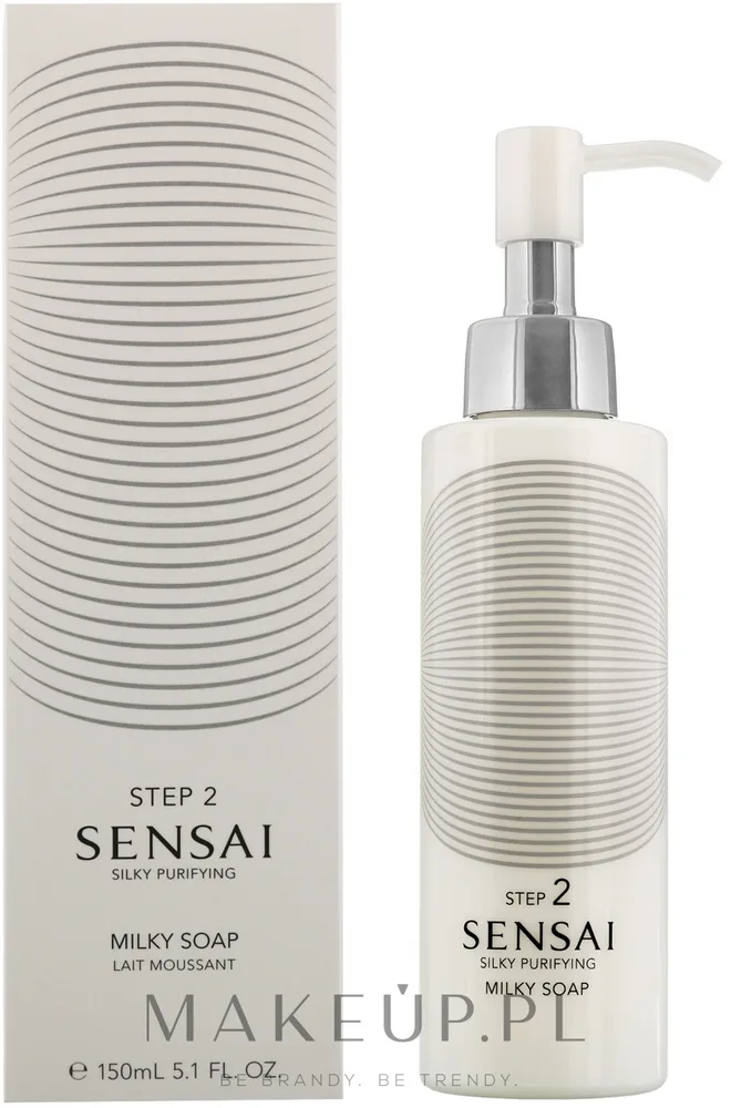 Sensai Silky Purifying молочное мыло для умывания с шёлком женьшенем и периллой 150 мл