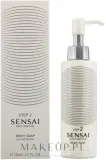 Sensai Silky Purifying молочное мыло для умывания с шёлком женьшенем и периллой 150 мл — фото 1