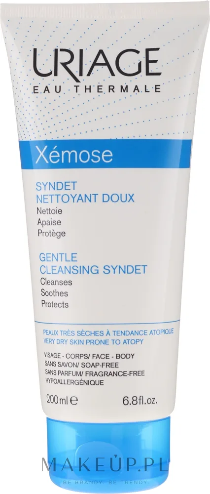 Гель-крем для умывания Uriage Xemose Gentle Cleansing Syndet мягкий, для очень сухой и атопичной кожи, 200 мл