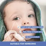 Uriage Babies 1ere Eau вода очищающая детская без смывания 500 мл, для лица, тела и зоны подгузника, для новорождённых — фото 5