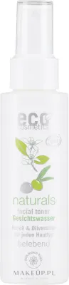 Освежающий натуральный тоник для лица Eco Cosmetics Clear с гиалуроновой кислотой, апельсином и оливой, 100 мл