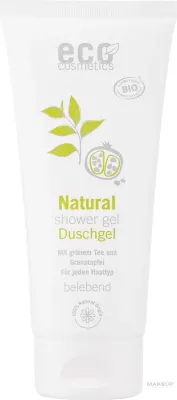 Гель для душа Eco Cosmetics с зелёным чаем и гранатом, 200 мл