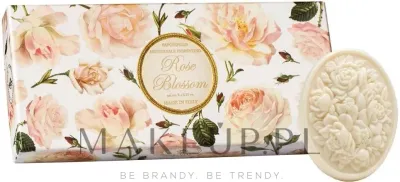 Туалетное мыло Saponificio Artigianale Fiorentino Rose Blossom с ароматом розы, набор 3 шт., 3 x 125 г