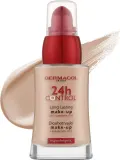 Dermacol 24h Control Long Lasting Make-Up тональная основа стойкая с коэнзимом Q10 плотное покрытие для лица матирующая 30 мл, оттенок 01 - Light with Slight Pinkish Shade — фото 1