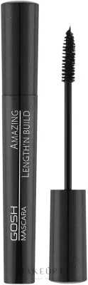Тушь для ресниц Gosh Copenhagen Amazing Length’n Build Mascara удлиняющая, разделяющая, 9 мл