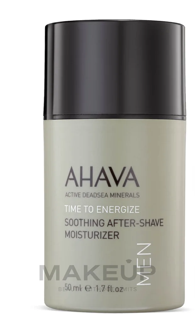 Ahava Time To Energize Soothing After-Shave Moisturizer крем после бритья успокаивающий увлажняющий мужской с минералами Мёртвого моря 50 мл