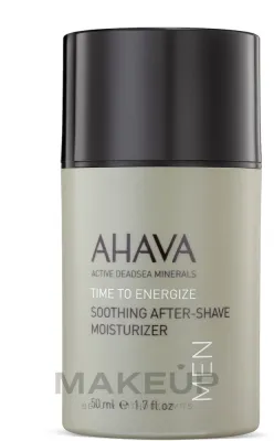 Ahava Time To Energize Soothing After-Shave Moisturizer крем после бритья успокаивающий увлажняющий мужской с минералами Мёртвого моря 50 мл