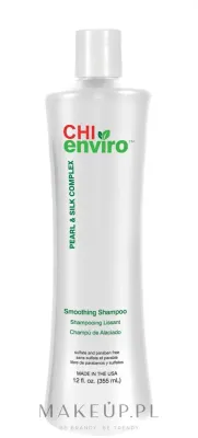 Разглаживающий шампунь для волос CHI Enviro Smoothing с кератином и жемчужной пудрой