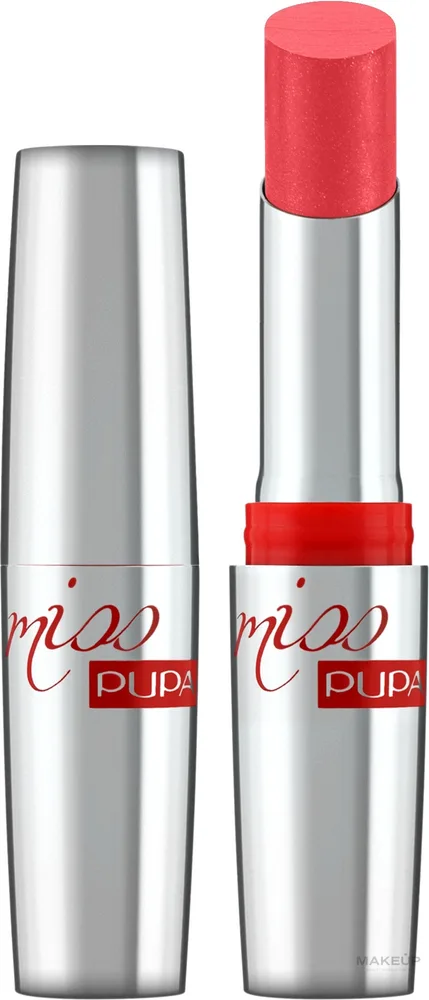 Помада для губ Pupa Miss Pupa Ultra Brilliant, оттенок 405 - Flamingo