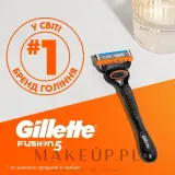 Gillette Fusion сменные кассеты для бритвы лезвия с увлажняющей полосой с алоэ набор 2 шт — фото 8