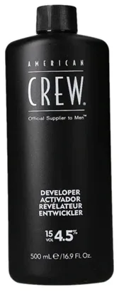 American Crew Precision Blend Developer 15 Vol. активатор 4,5% для волос окислитель проявитель мужское окрашивание седина 500 мл