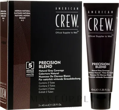 American Crew Precision Blend Shades система камуфляжа седины для мужчин краска для волос без аммиака набор 3 ампулы 3 x 40 мл