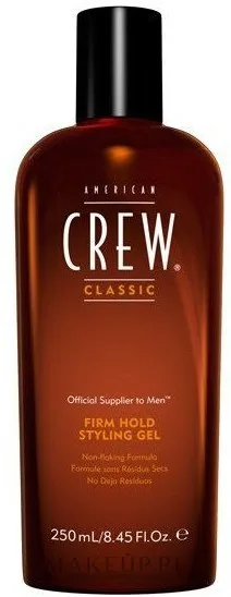 American Crew Classic Firm Hold Gel гель для волос сильной фиксации мужской профессиональный для укладки с женьшенем и шалфеем 1000 мл