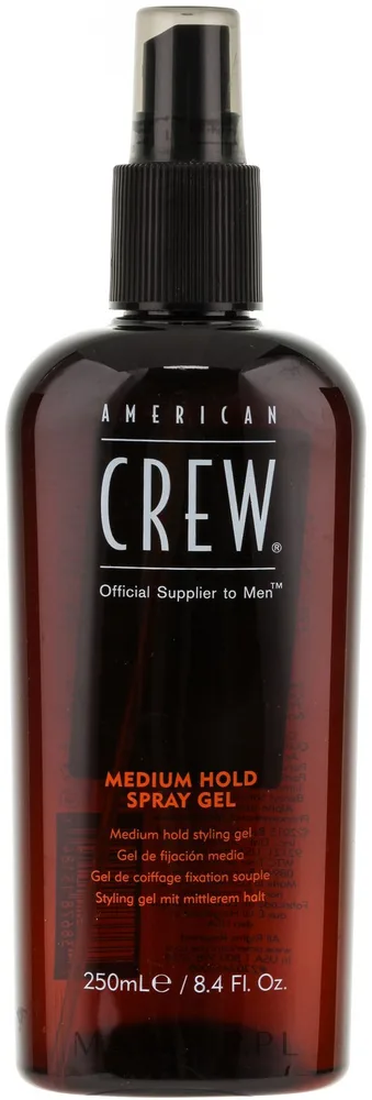 American Crew Classic Spray Gel гель-спрей для укладки волос 250 мл, мужское средство для фиксации причёски