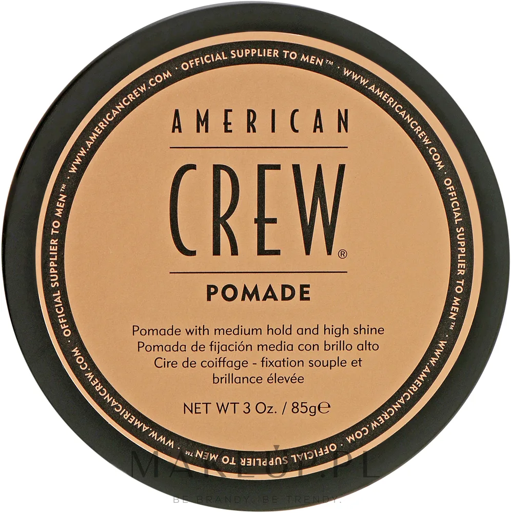 American Crew Classic Pomade помада для волос средней фиксации с высоким блеском на водной основе мужская 85 г