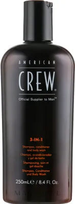 Средство 3 в 1 шампунь, кондиционер и гель для душа American Crew Classic для мужчин