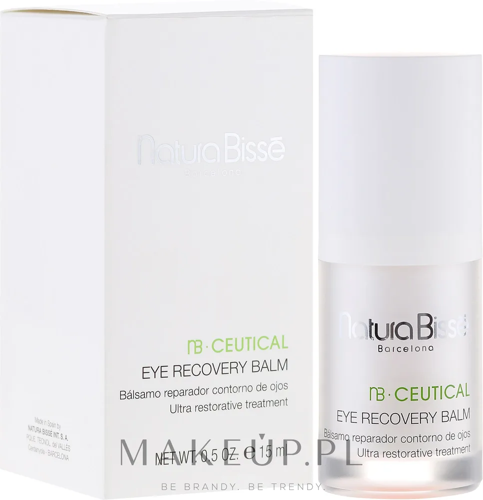 Natura Bisse NB Ceutical Eye Recovery Balm бальзам для кожи вокруг глаз восстанавливающий успокаивающий с пептидами и коллагеном уход за веками 15 мл