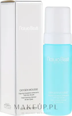 Natura Bisse Oxygen Mousse мусс для умывания очищающий 150 мл, пенка для лица с экстрактом трутовика и спирулиной