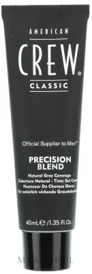 American Crew Classic Precision Blend Dark краска для волос камуфляж седины для мужчин тёмные оттенки уровень 2-3, 3 x 40 мл