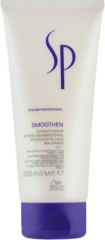 Разглаживающий кондиционер для волос Wella SP Smoothen Conditioner 200 мл