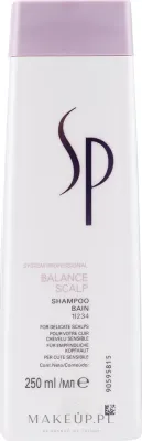 Успокаивающий шампунь для чувствительной кожи головы Wella SP Balance Scalp 250 мл