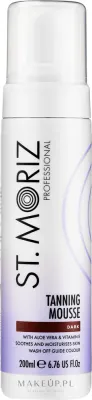St.Moriz Instant Self Tanning Mousse Dark мусс-автозагар для тела тёмный оттенок, средство для моментального загара, 200 мл