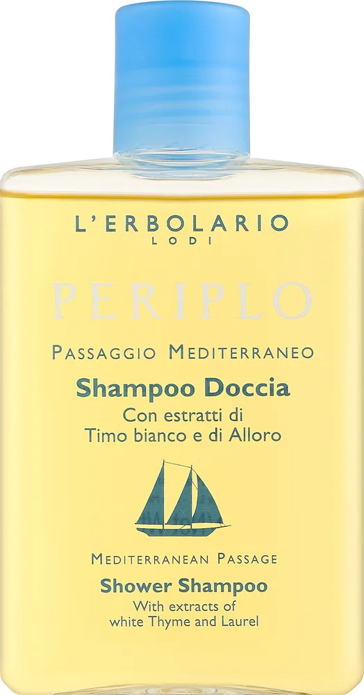 Шампунь и гель для душа L'Erbolario Passaggio Mediterraneo с белым тимьяном и лавром 250 мл