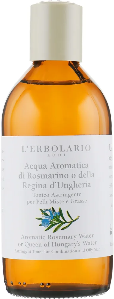 Ароматический вяжущий тоник для лица L'Erbolario Acqua Aromatica di Rosmarino с розмарином, 200 мл
