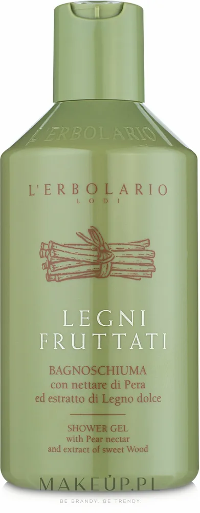 Пена для душа L'Erbolario Bagnoschiuma Legni Frutatti с грушей и деревом, 250 мл