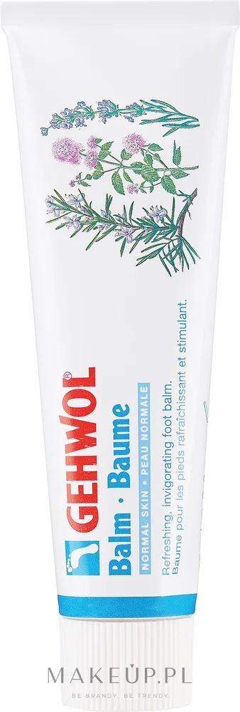 Gehwol Balm for Normal Skin бальзам для ног освежающий для нормальной кожи с ментолом лавандой и розмарином против усталости 75 мл